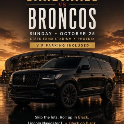 NFL Football Game SUV (hourly)+VIP Parking